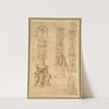 Studies of Three Candlesticks by Domenico Campagnola