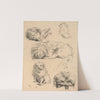 Studies van een hondje (1870 - 1931) by Willem Bastiaan Tholen