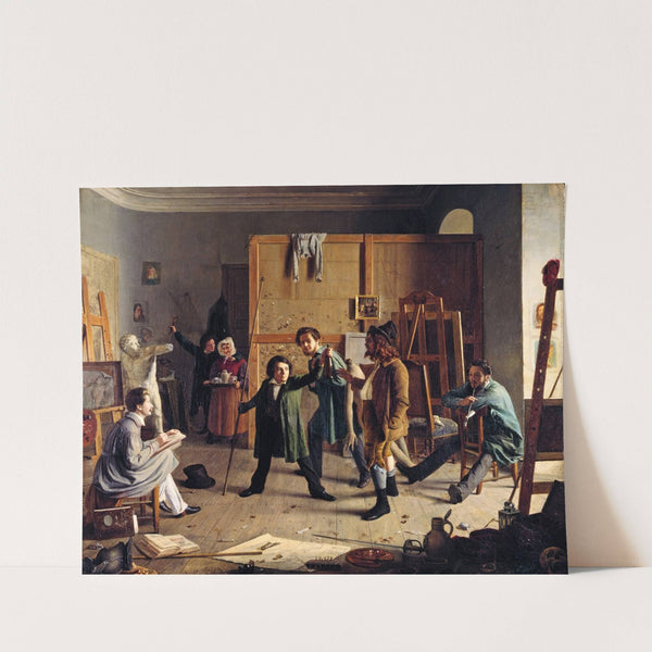 Studio Scene by Johann Peter Hasenclever