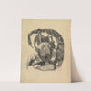 Study for a Book Plate; Leda and the Swan by Franz von Bayros