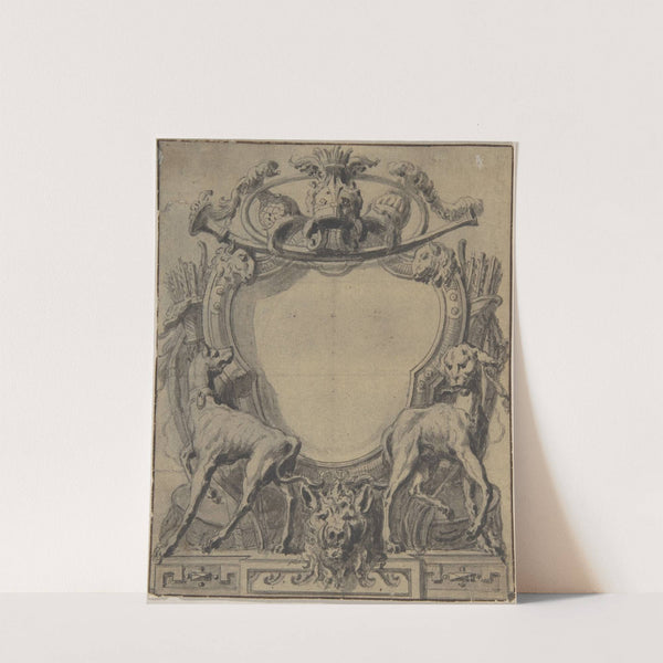 Study for a Cartouche by Gilles-Marie Oppenord