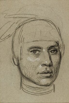 Study for a Portrait of Chippewa Chief No-Tin