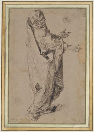 Study for a Standing Virgin Mary (ca. 1608–10)