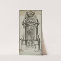 Study for an Altar Containing a Painting of the Adoration of the Shepherds by Carl Joseph Haringer