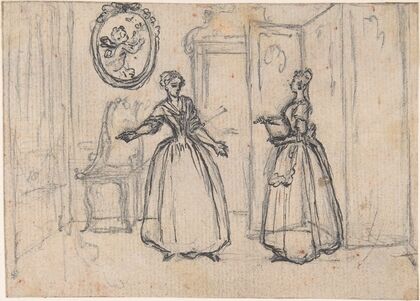 Study for an Engraving of ‘Songs in the Opera of Flora’