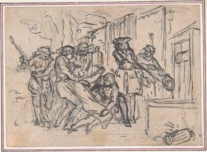 Study for an Engraving of ‘Songs in the Opera of Flora’