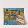Study For Autumn Landscape With Boats by Wassily Kandinsky
