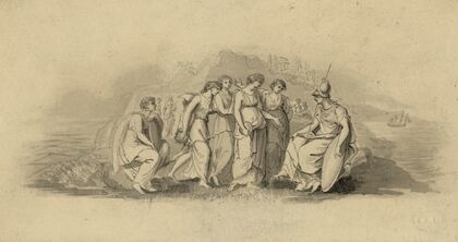 Study for bank-note vignette