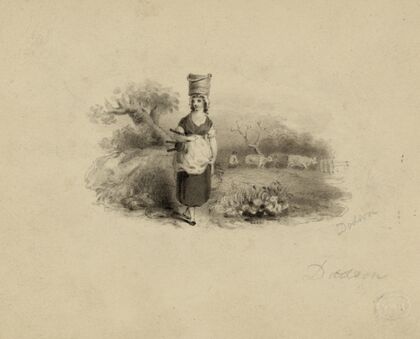 Study for bank-note vignette