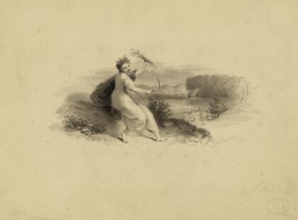 Study for bank-note vignette