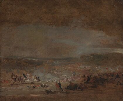 Study for ‘Battle of Waterloo’
