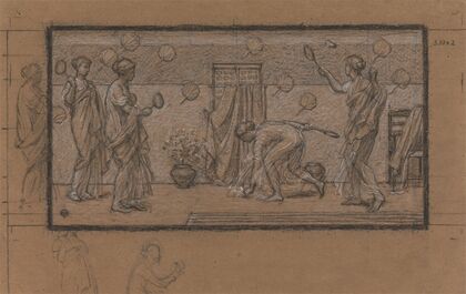 Study for Battledore and Shuttlecock