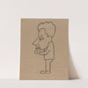 Study for Caricature of Man Ray by Richard Boix