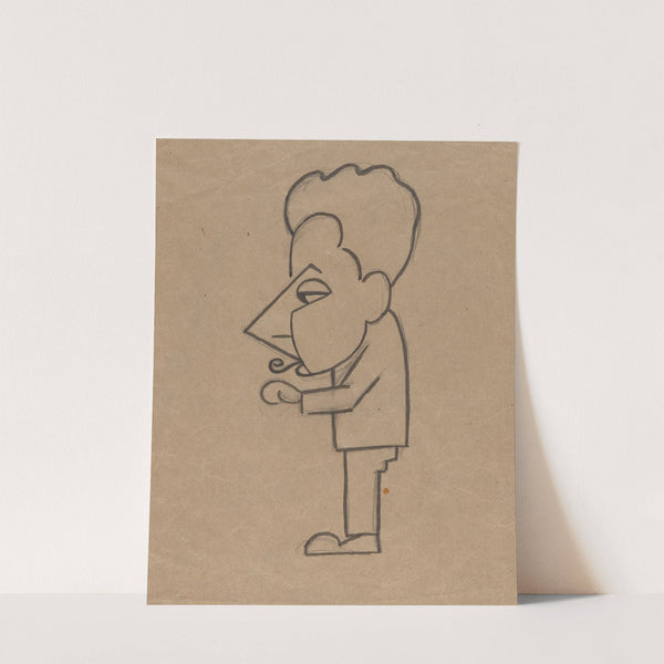 Study for Caricature of Man Ray by Richard Boix