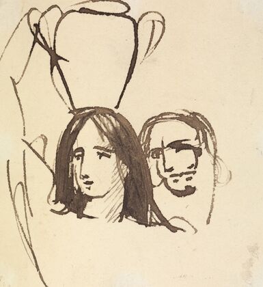 Study For, Christ’s Entry into Jerusalem..