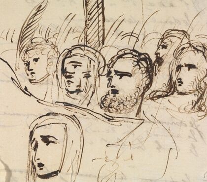 Study For, Christ’s Entry into Jerusalem