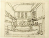 Study for Court of King’s Bench, Westminster Hall, from Microcosm of London