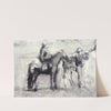 Study for &#039;Cowboys in the Badlands&#039; by Thomas Eakins
