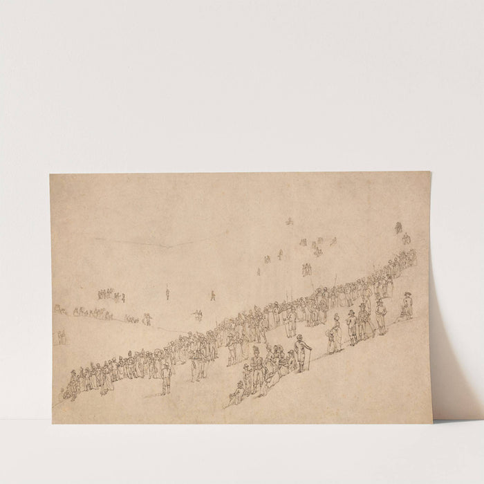 Study for Dinner in Mote Park, Maidstone after the Royal Review of the Kentish Volunteers on 1st August 1799 by William Alexander