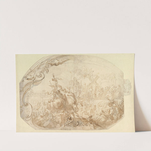 Study for Emperor Heraclius Carrying the Cross into Jerusalem by Gregorio de&#039; Ferrari