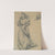 Study for female figure in engraved illustration to Amor Mundi by Frederick Sandys