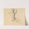 Study for Figure above &#039;Music&#039; II by John Singer Sargent