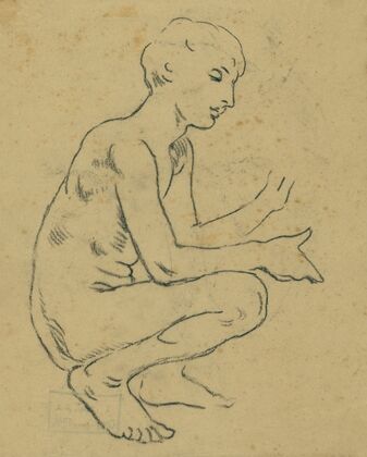Study for figure of Arts 2