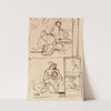 Study for Figures Sitting by Benjamin Robert Haydon