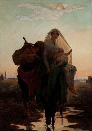 Study for ‘Flight of the Holy Family to Egypt’