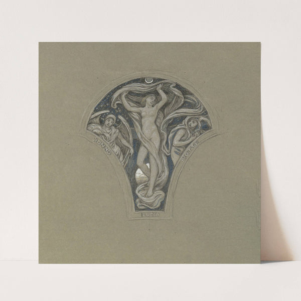 Study for ‘Greek Girls Bathing’ VIII (c. 1872) by Elihu Vedder