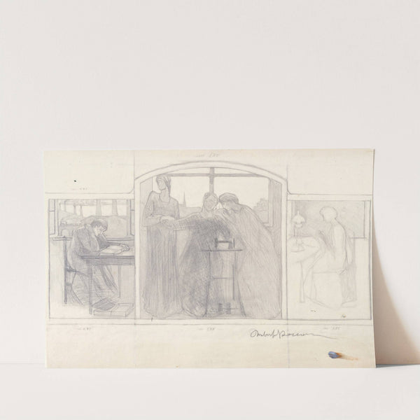 Study for &#039;Homage to Mother&#039; by Umberto Boccioni