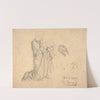 Study for ‘La Mise au tombeau’ (1834) by Louis Janmot