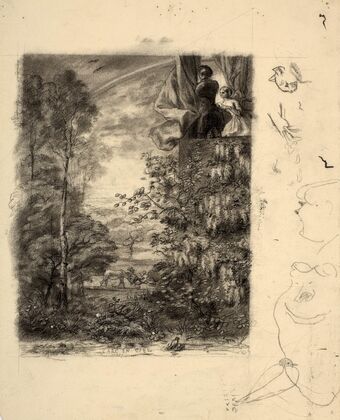 Study for ’L’Arc-en-ciel’ (1856)