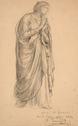 Study for ‘Le Christ présentant l’hostie et le calice’ (1864)