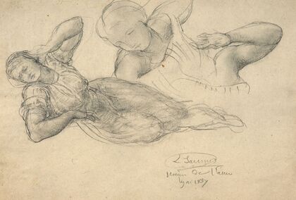 Study for ‘L’esprit du mal’ (1857)