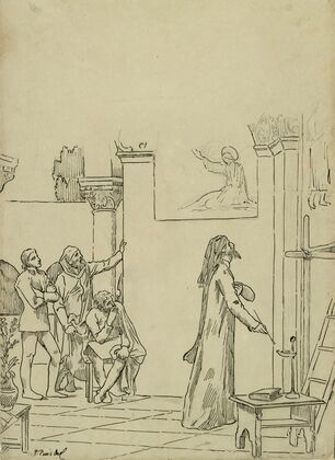 Study for L’inspiration chretienne