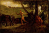 Study For ‘mercury Leading The Cows of Argus To Water’