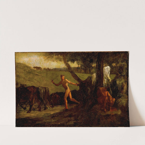 Study For &#039;mercury Leading The Cows of Argus To Water&#039; by Jean-François Millet