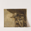 Study for Milton and his daughters by George Romney