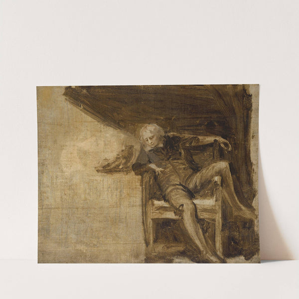 Study for Milton and his daughters by George Romney
