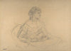 Study for ‘Mme Théodore Gobillard’ (née Yves Morisot) (1869)