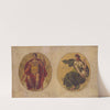 Study for mosaic in the Wisconsin State Capital ‘Government and Liberty’ (ca. 1912) by Kenyon Cox