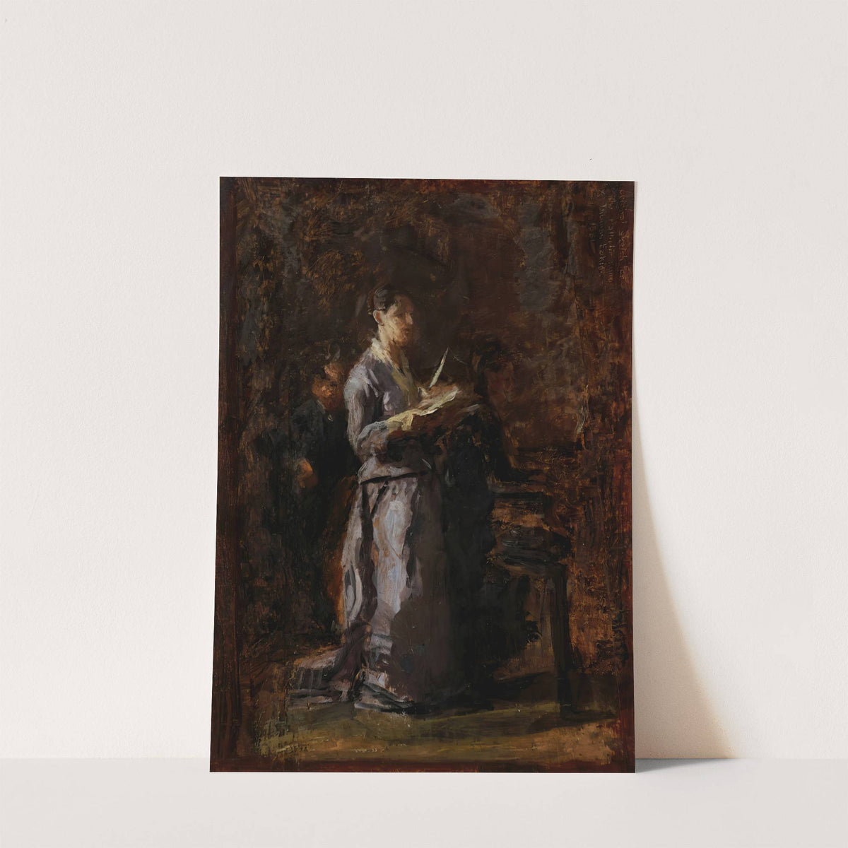 Study for 'Pathetic Song' by Thomas Eakins