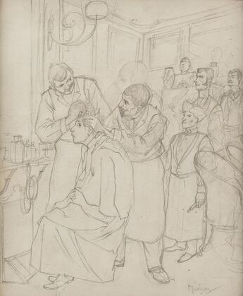 Study for Premier Shampooing d’Absalon (1891)