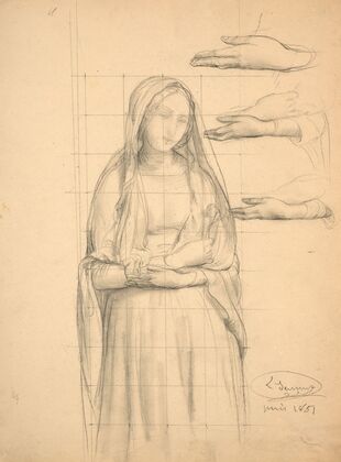 Study for ‘Première Communion’ (1851)