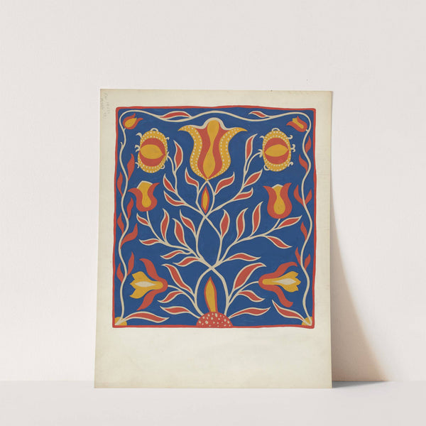 Study for Proposed Portfolio Decorated Chests of Rural Pennsylvania by American 20th Century