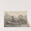 Study for Rail Shooting from a Punt by Thomas Eakins