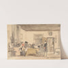 Study for &#039;Reading the Will&#039; by Sir David Wilkie