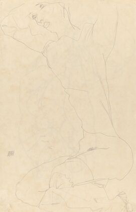Study for Reclining Nude with Arms Raised