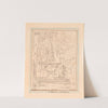 Study for Scene from the Garden of Villa Borghese in Rome by Jørgen Roed